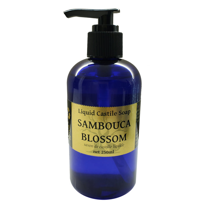 Liquid Castile Soap and Body Wash - Sambouca Blossom